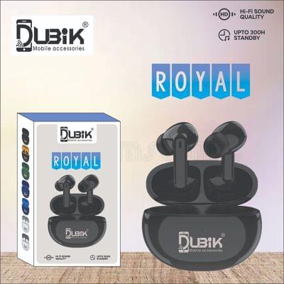 DUBIK Royal TWS earbuds wholesale packaging for mobile retailers